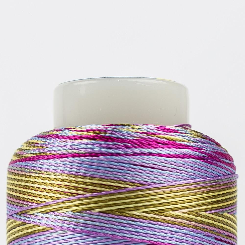 ACM12 - Accent™ 12wt Rayon Pink Blue Thread WonderFil