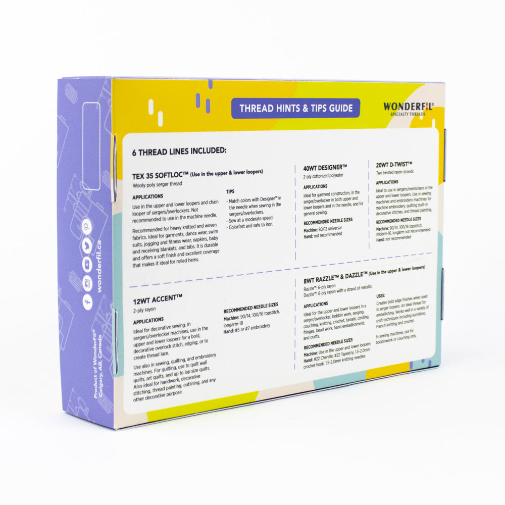 Creative Serging Novelty Pack WonderFil Europe