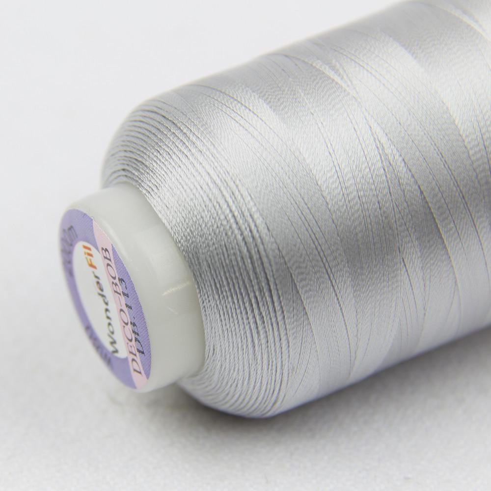 DB113 - DecoBob™ Cottonized Polyester Dove Grey Thread WonderFil