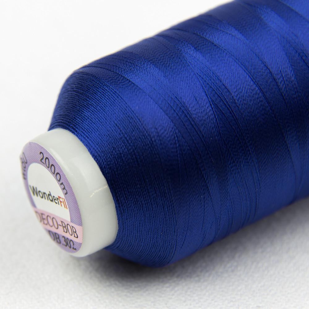 DB302 - DecoBob™ Cottonized Polyester Royal Blue Thread WonderFil