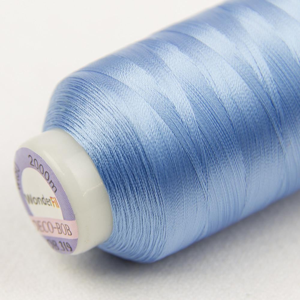 DB319 - DecoBob™ Cottonized Polyester Sky Blue Thread WonderFil