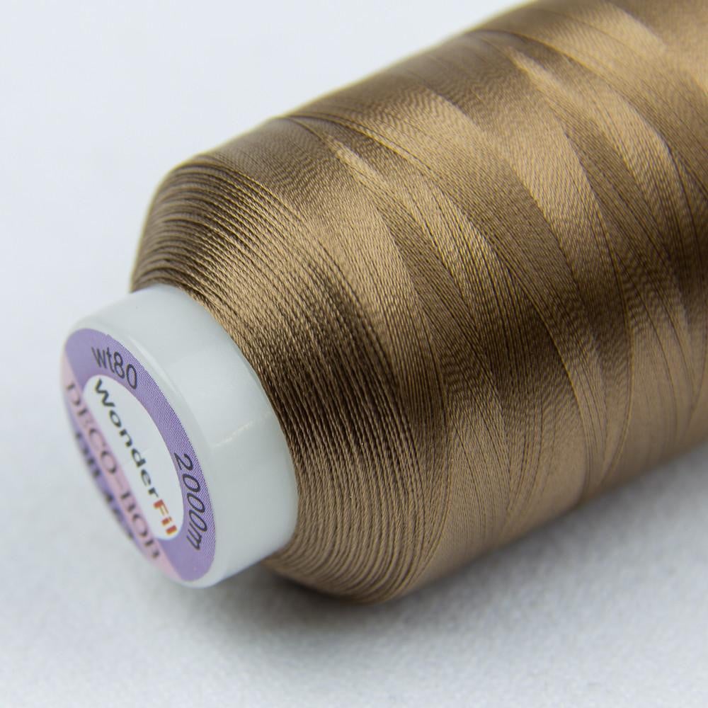 DB463 - DecoBob™ Cottonized Polyester Dark Tan Thread WonderFil