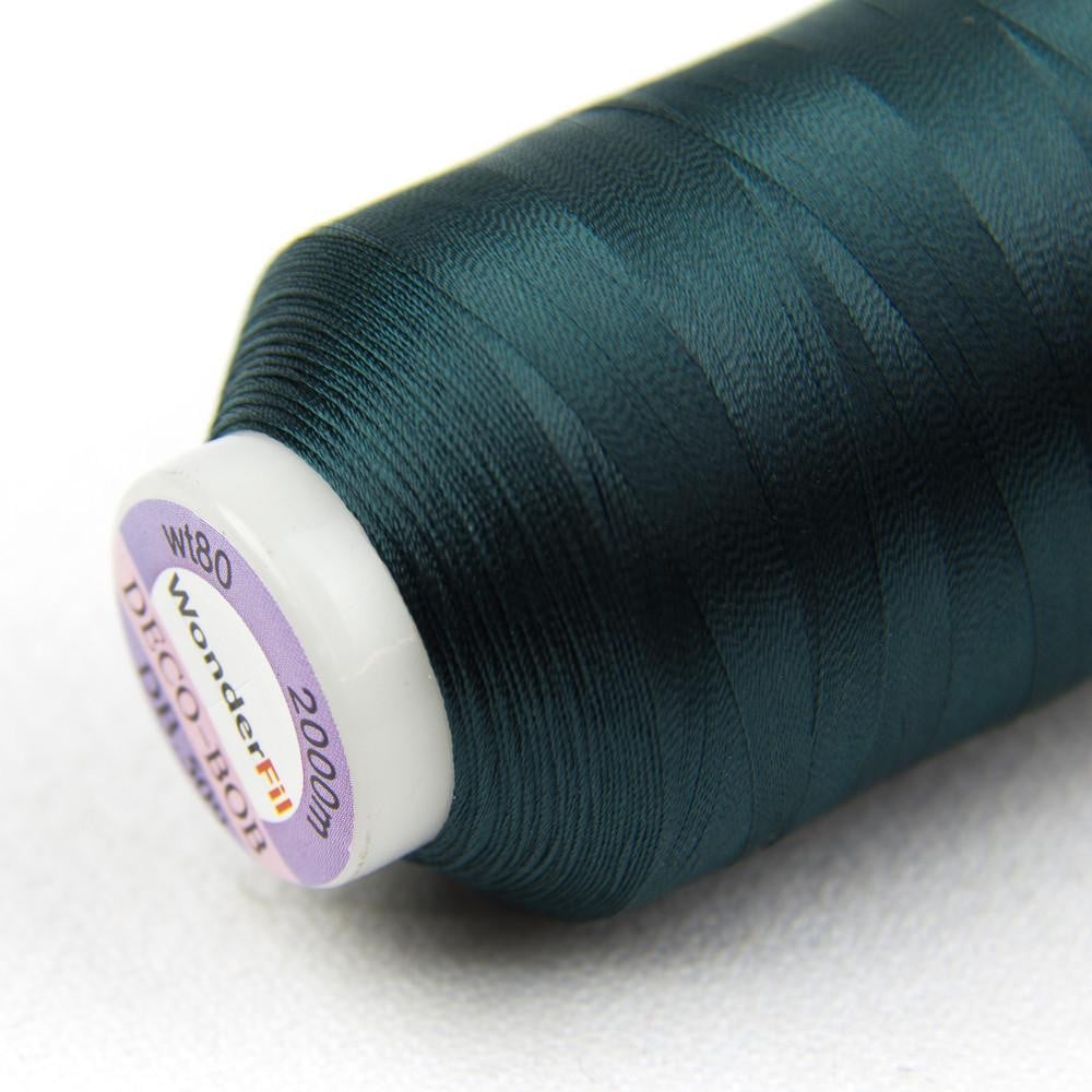 DB509 - DecoBob™ Cottonized Polyester Dark Green Thread WonderFil