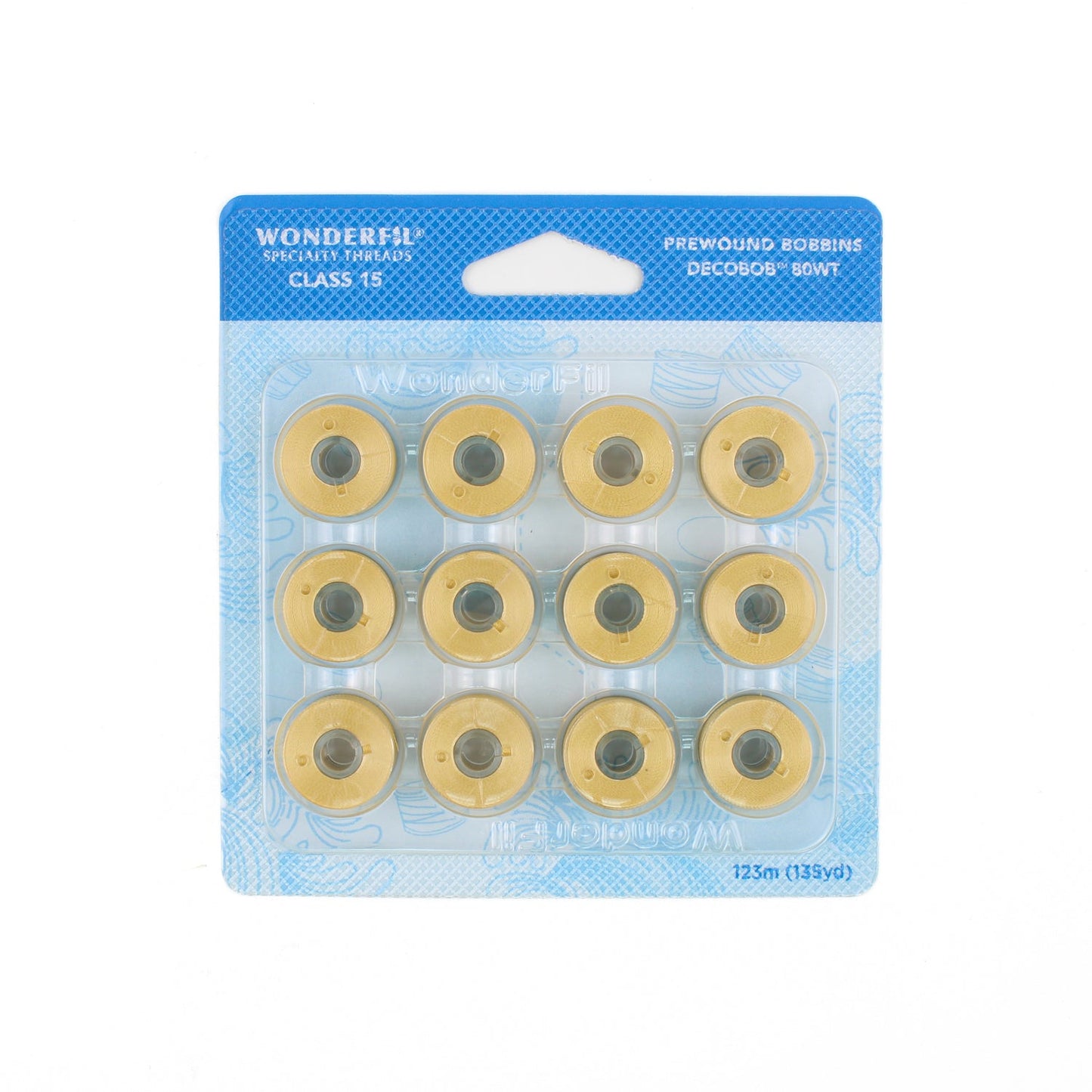 DBP138 - DecoBob™ Prewound Bobbins Size M/L/Class 15 WonderFil