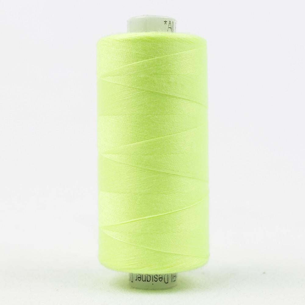 DS428 - Designer™ All purpose 40wt Polyester Fluorescent Green Thread WonderFil