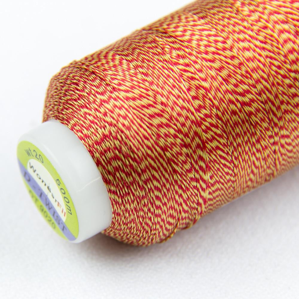 DT79 - D-Twist™ 20wt Rayon Red Gold Thread WonderFil
