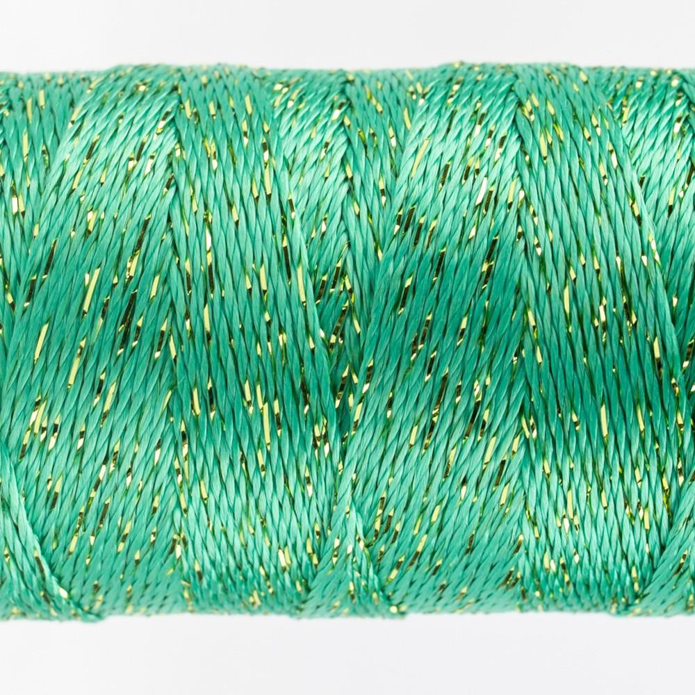 DZ68 - Dazzle™ Rayon and Metallic Foam Green Thread WonderFil