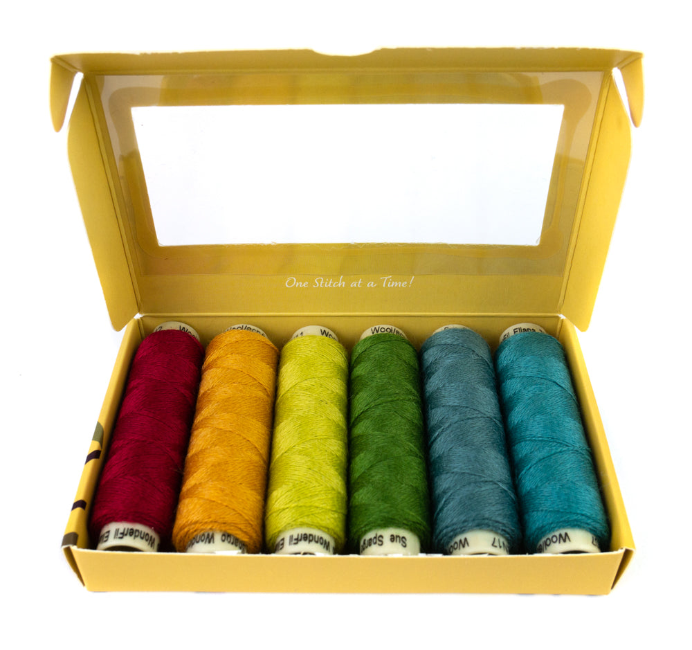 Amelia's Exquisite Jewels by Edyta Sitar - Wool/Acrylic Thread Pack WonderFil Online EU