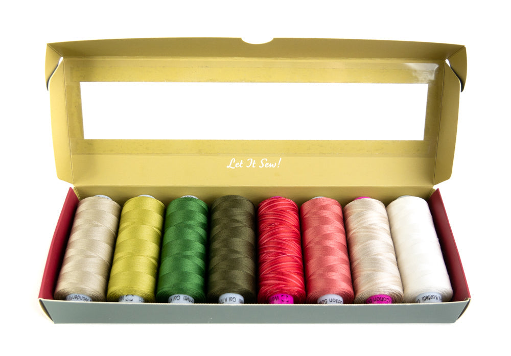 Noelle’s Festive Carols by Edyta Sitar - Egyptian Cotton Thread Pack WonderFil Online EU