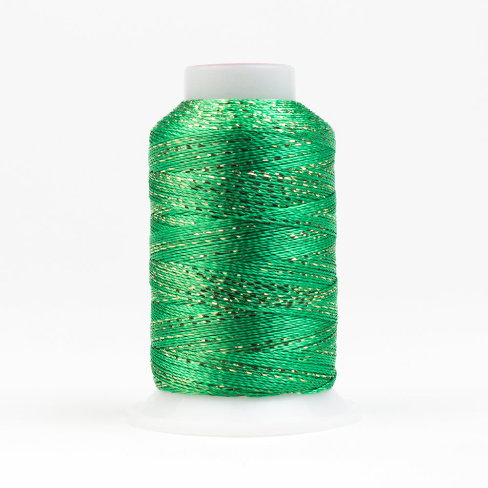 GM68 - GlaMore™ 12wt Rayon and Metallic Foam Green Thread WonderFil