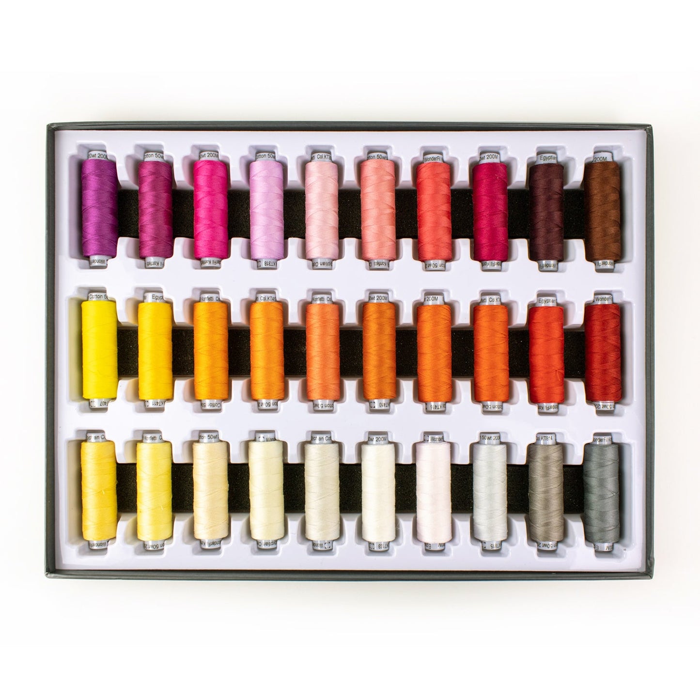 Konfetti™ 50wt Egyptian Cotton Thread : Full Collection WonderFil Online EU