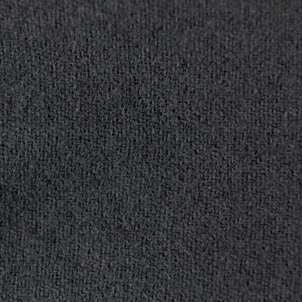 LN06 - Charcoal Merino Wool Fabric WonderFil