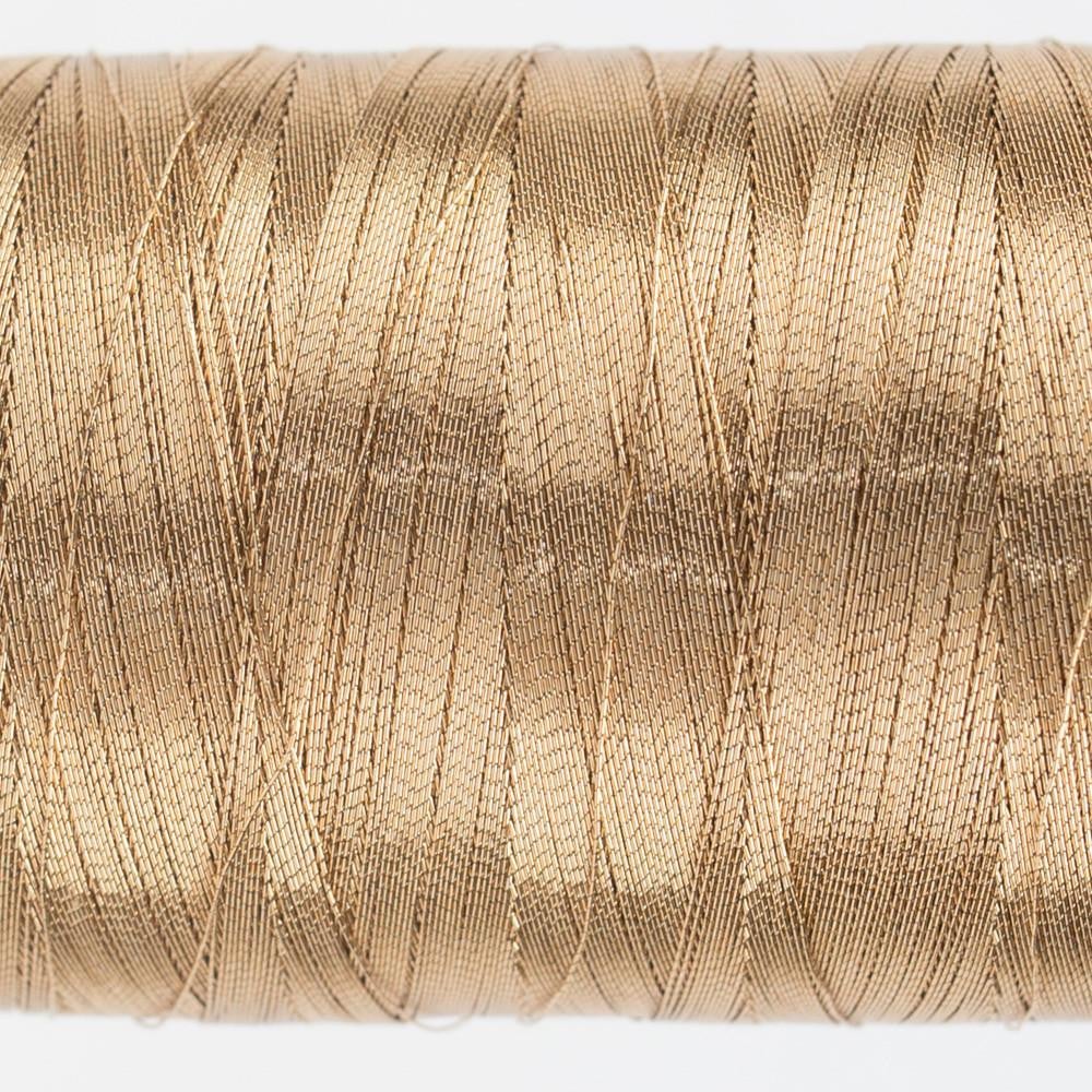 MT7730 - Spotlite™ 40wt Metallic Soft Brown Thread WonderFil