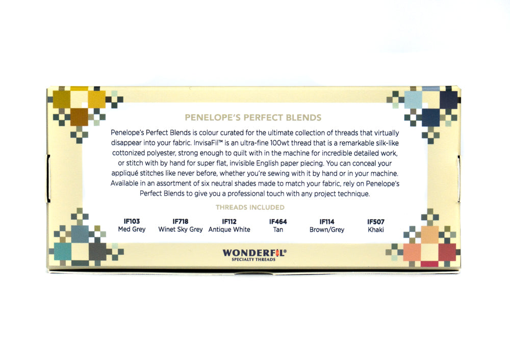 Penelope’s Perfect Blends by Edyta Sitar - Invisible Thread Pack WonderFil Online EU