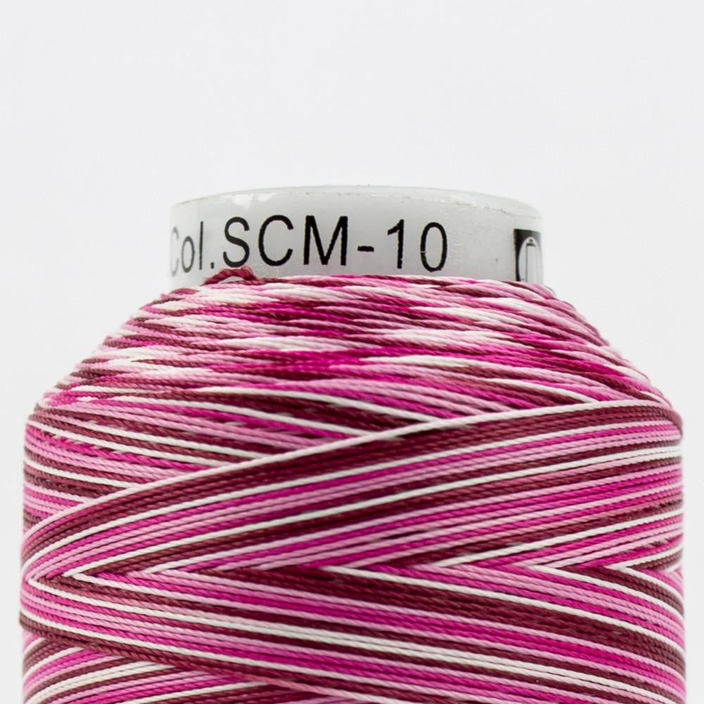 SCM10 - Silco™ 35wt Cotton Burgundy Fucshia Pinks Thread WonderFil