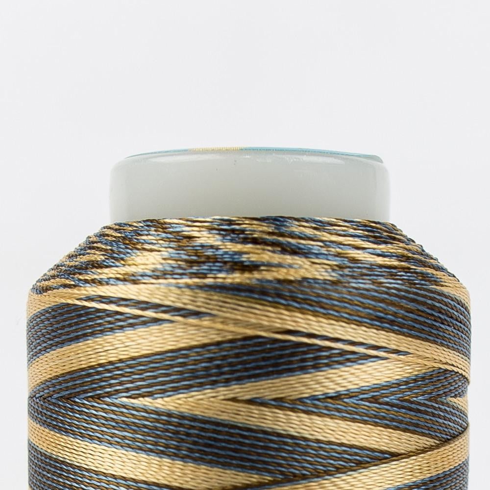 SD08 - Mirage™ 30wt Rayon Blue Brown Thread WonderFil