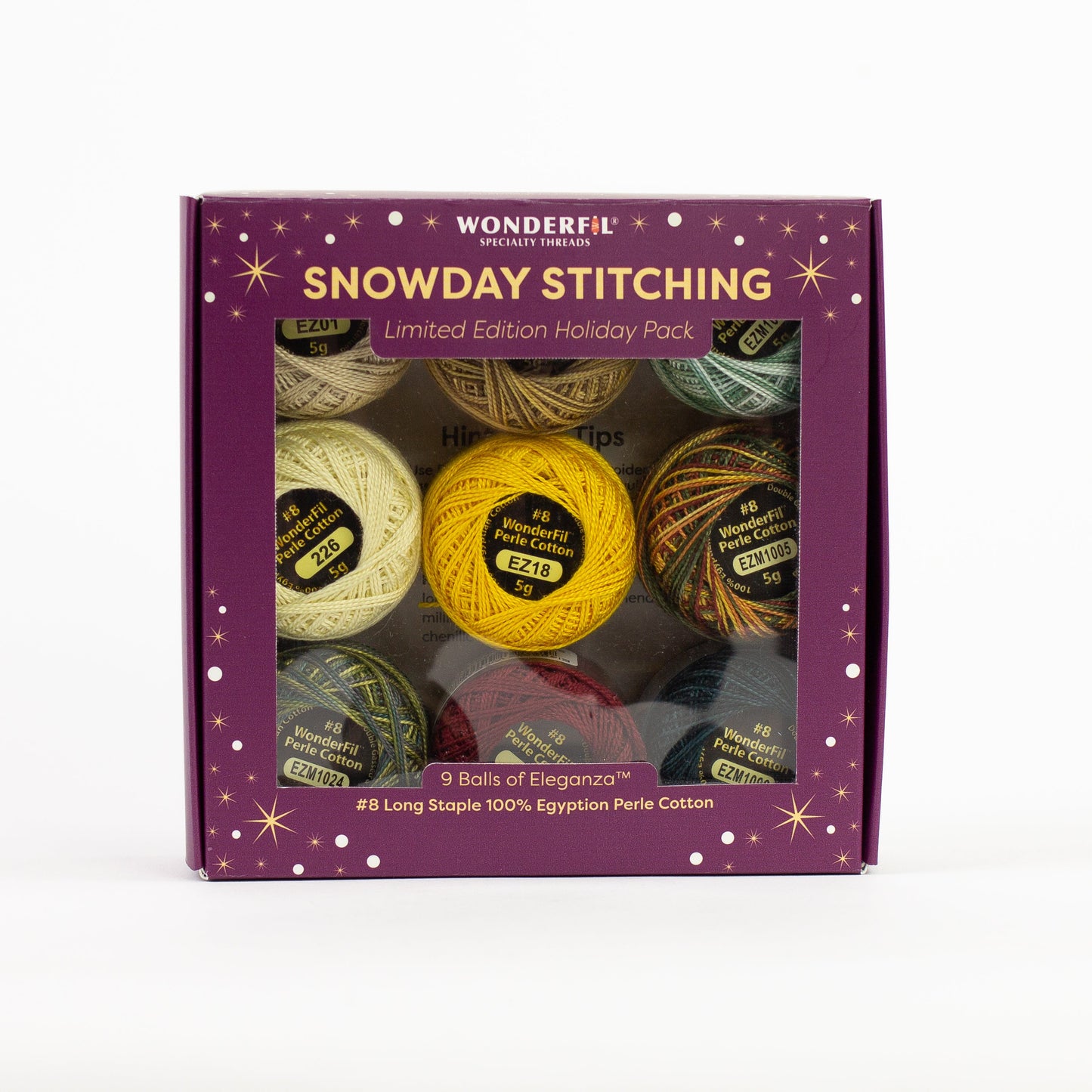 Snowday Stitching WonderFil Europe