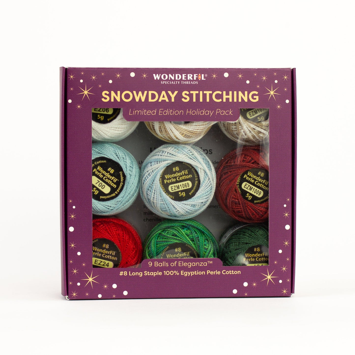 Snowday Stitching WonderFil Europe