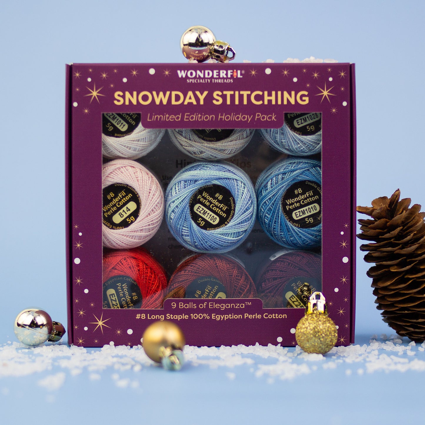 Snowday Stitching WonderFil Europe