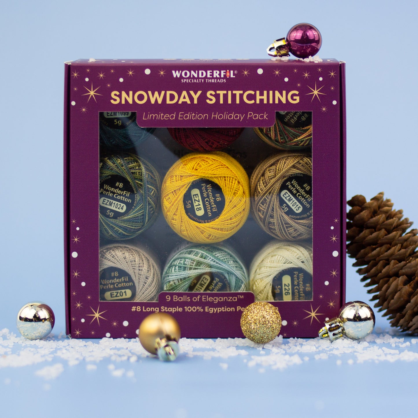 Snowday Stitching WonderFil Europe