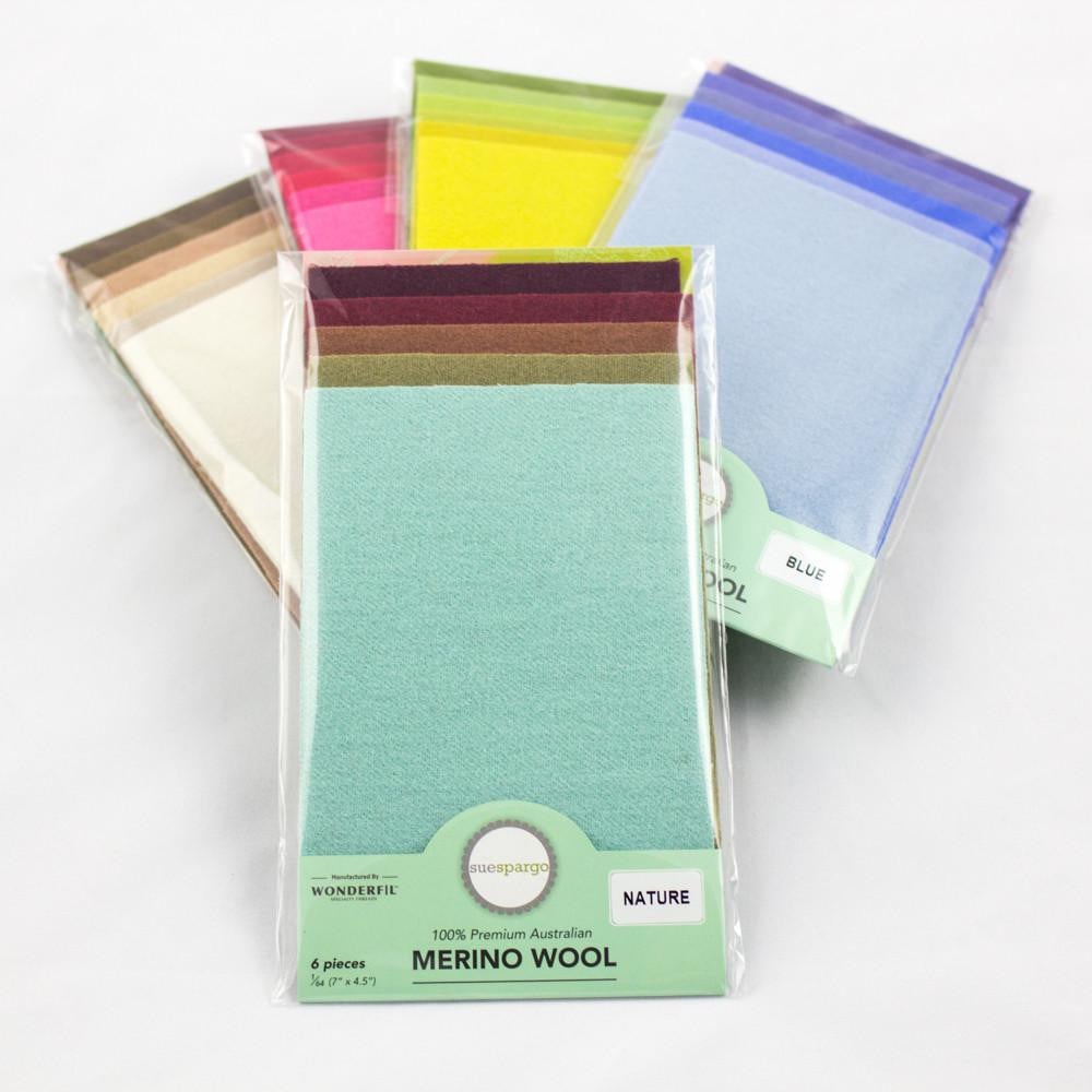 1/64 Merino Wool Packs: Sue Spargo WonderFil