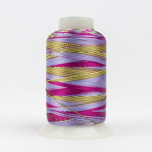 ACM12 - Accent™ 12wt Rayon Pink Blue Thread WonderFil