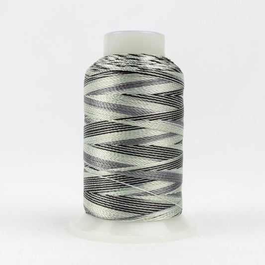 ACM28 - Accent™ 12wt Rayon Black Greys Thread WonderFil