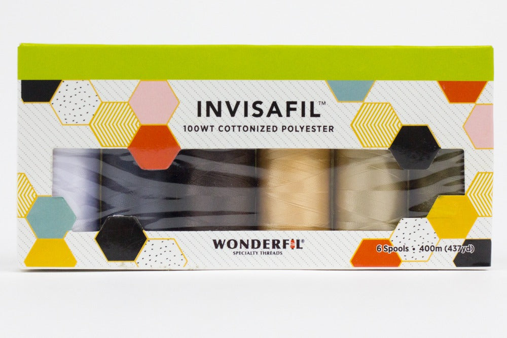 InvisaFil™ Cotton Polyester Thread Set WonderFil