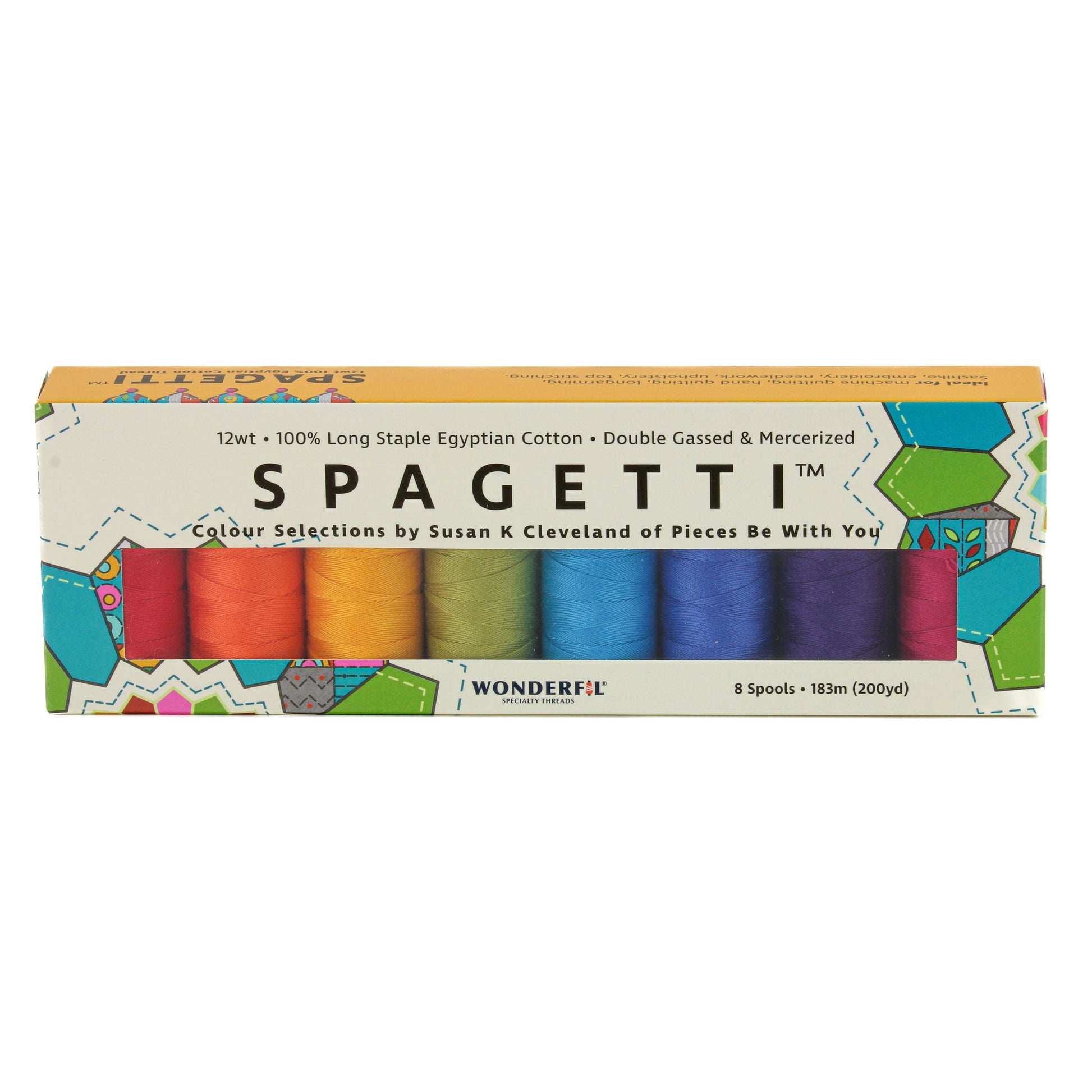 Spagetti™ Pack - 12wt Egyptian Cotton Thread WonderFil