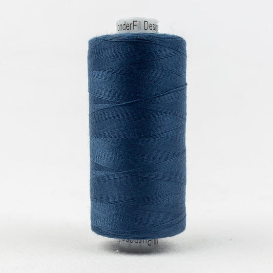 DS214 - Designer™ All purpose 40wt Polyester Prussian Blue Thread WonderFil