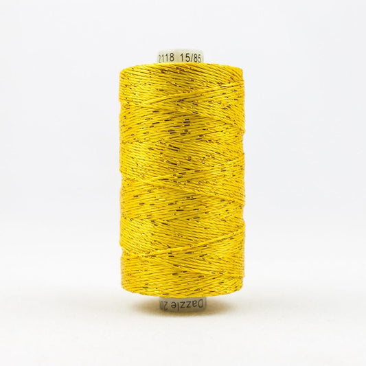 DZ2118 - Dazzle™ Rayon and Metallic Sunny Yellow Thread WonderFil