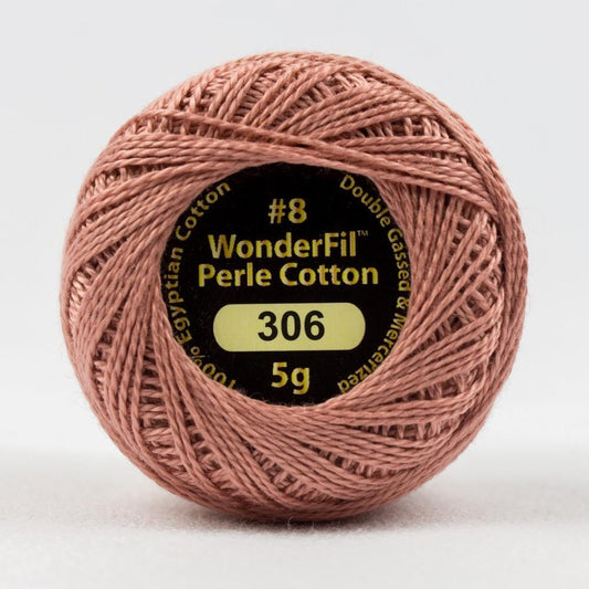 EL5G306 - Eleganza™ 8wt Egyptian Cotton Rosy Tan Thread WonderFil