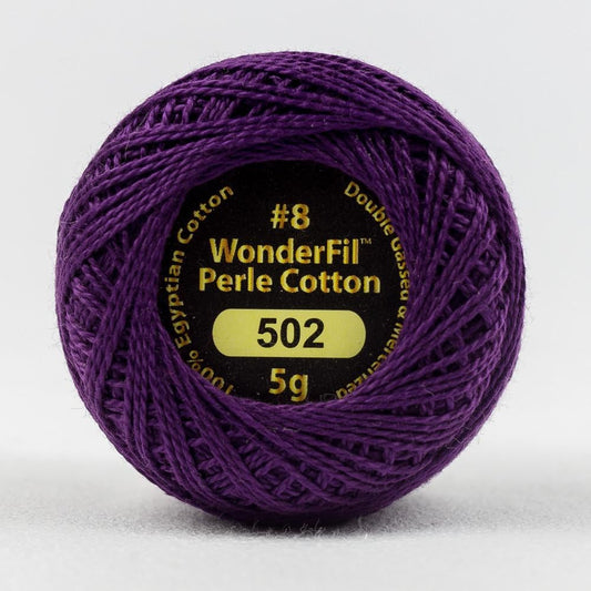 EL5G502 - Eleganza™ 8wt Egyptian Cotton Purple Passion Thread WonderFil