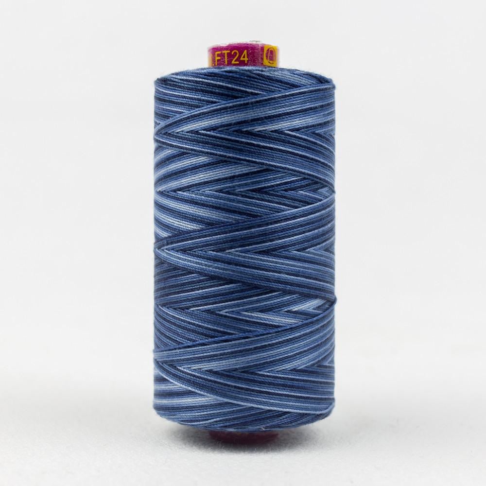 FT24 - Fruitti™ 12wt Egyptian Cotton Blue Night Thread WonderFil