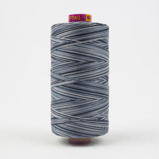 FT40 - Fruitti™ 12wt Egyptian Cotton Slate Thread WonderFil