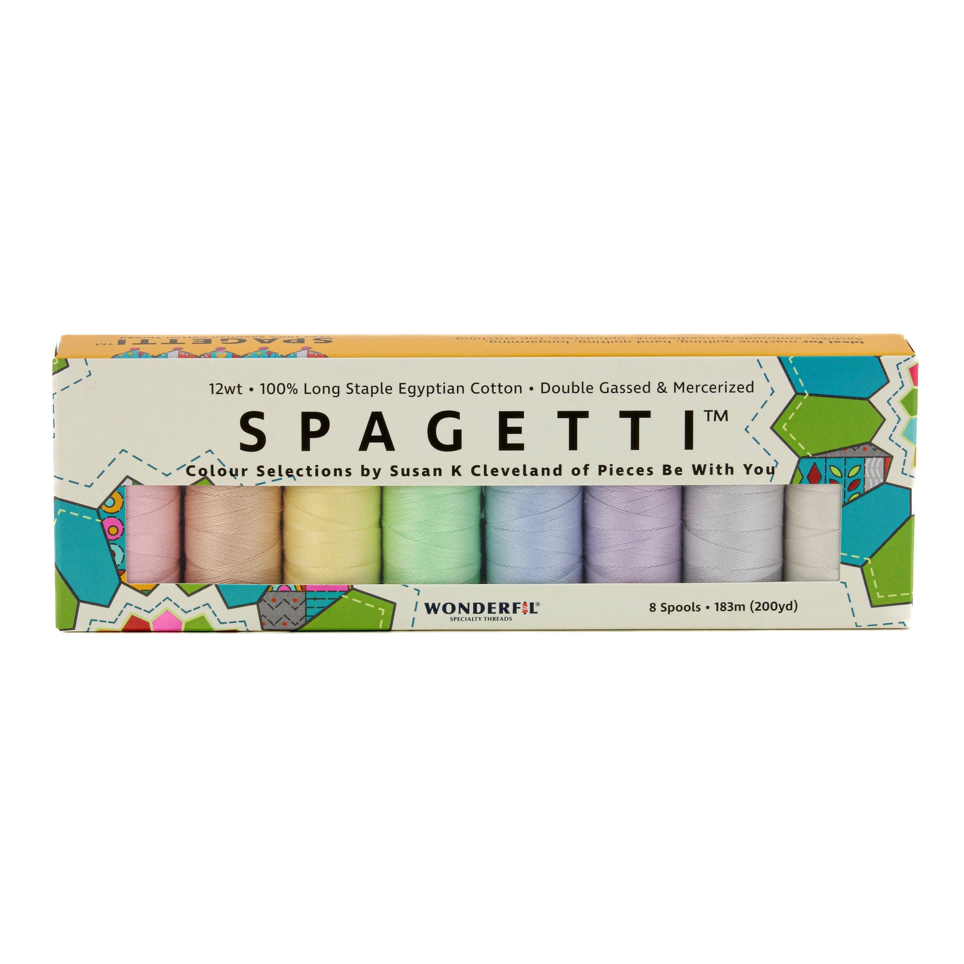 Spagetti™ Pack - 12wt Egyptian Cotton Thread WonderFil