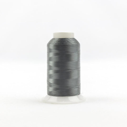 IF122 - InvisaFil™ 100wt Cottonized Polyester Dark Grey Thread WonderFil