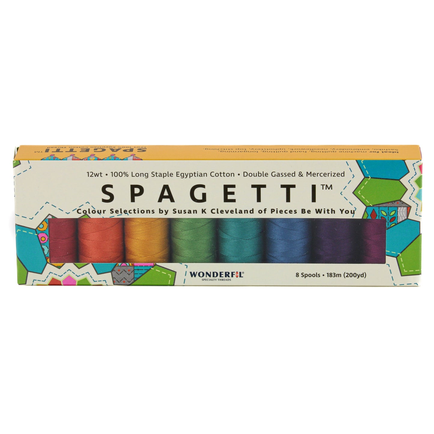 Spagetti™ Pack - 12wt Egyptian Cotton Thread WonderFil