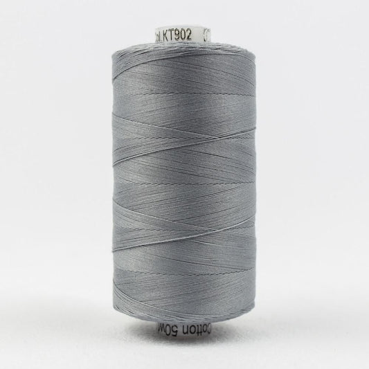 KT902 - Konfetti™ 50wt Egyptian Cotton Medium Grey Thread WonderFil