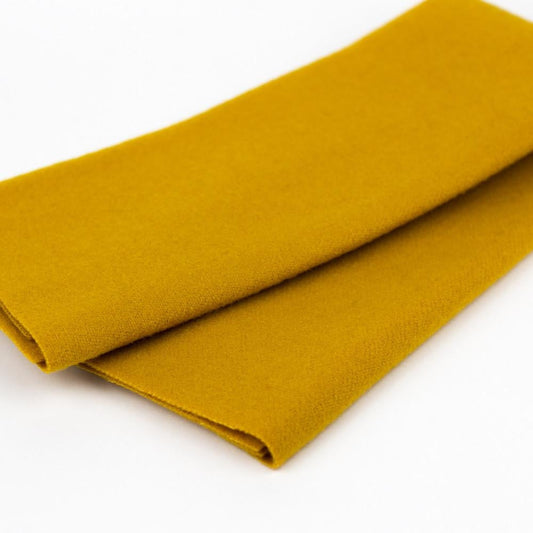 LN35 - Old Gold Merino Wool Fabric WonderFil