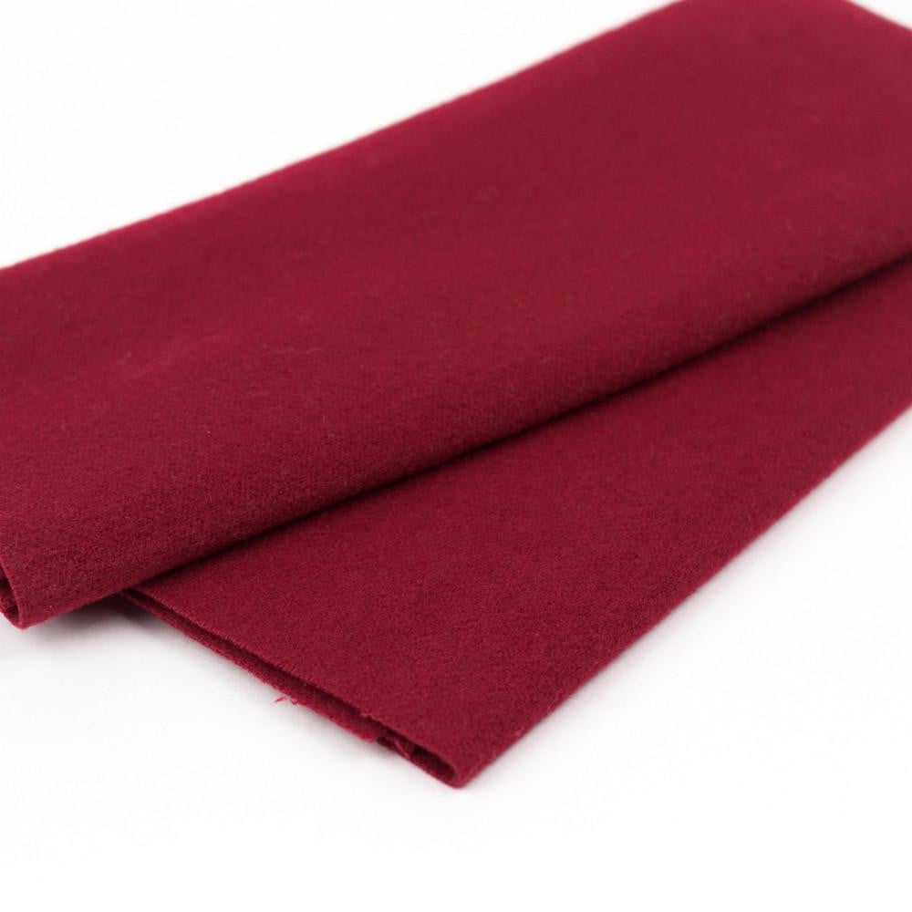 LN43 - Dark Cerise Merino Wool Fabric WonderFil