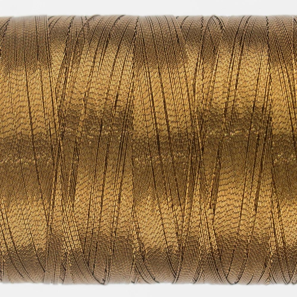 MT7723 - Spotlite™ 40wt Metallic Soft Brown Thread WonderFil