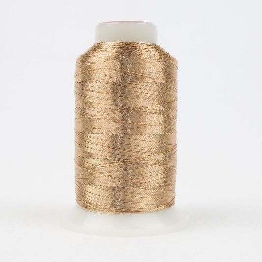 MT7730 - Spotlite™ 40wt Metallic Soft Brown Thread WonderFil