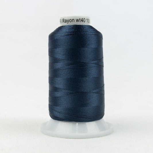 R7136 - Splendor™ 40wt Rayon Blue Depths Thread WonderFil