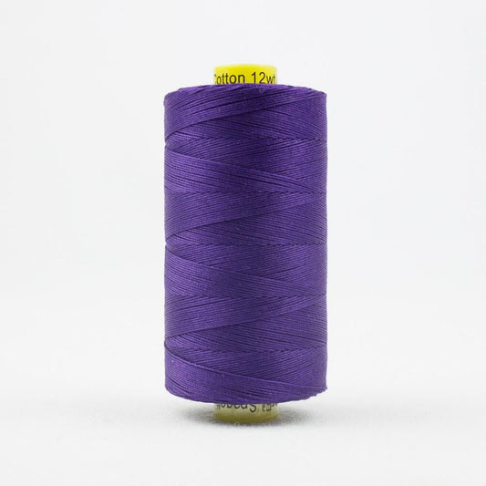 SP07 - Spagetti™ 12wt Egyptian Cotton Deep Royal Purple Thread WonderFil