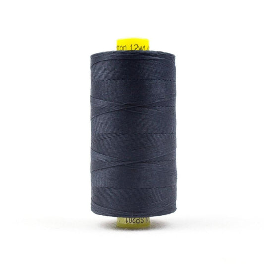 SP201 - Spagetti™ 12wt Egyptian Cotton Soft Black Thread WonderFil