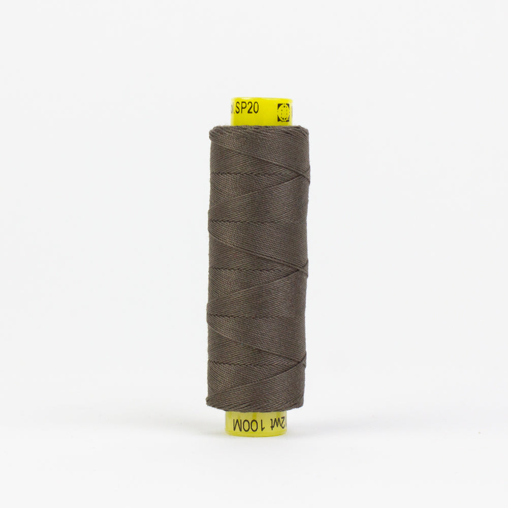 SP20 - Spagetti™ 12wt Egyptian Cotton Dark Taupe Grey Thread WonderFil