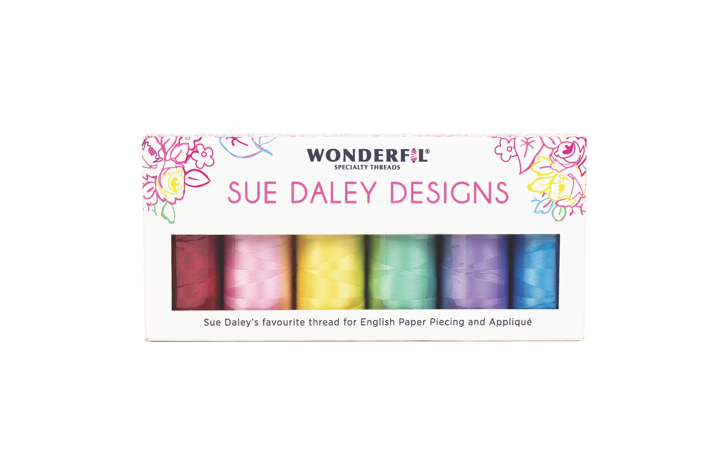 Sue Daley Brights & Neutral Thread Pack WonderFil Online EU