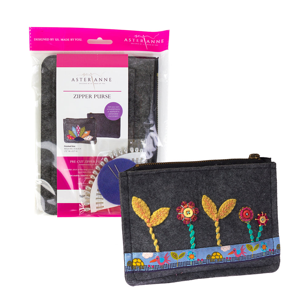 Zipper Purse Kit WonderFil Europe