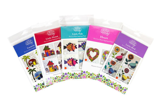 Pre-cut wool kits by Wendy Williams WonderFil